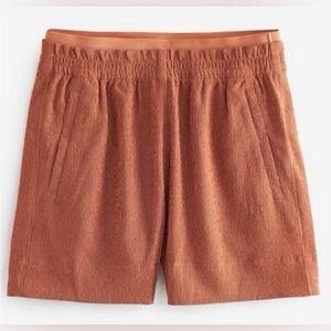 NWT Athleta Echo Shorts In Burnt Orange Paprika Athletic Active Size 4